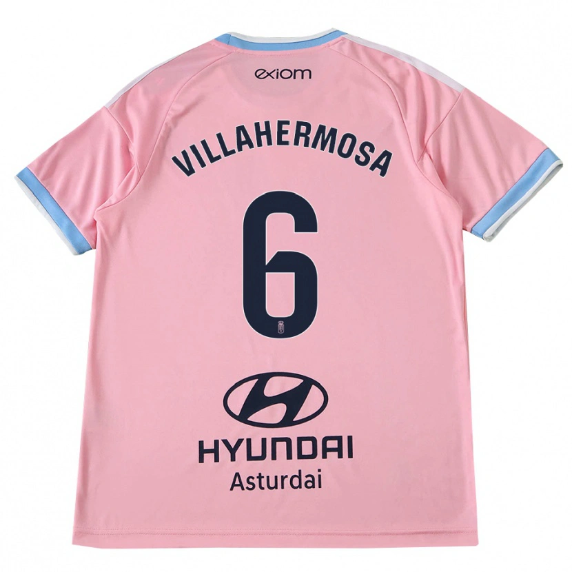Danxen Herren Dani Villahermosa #6 Kornblumenblau Rosa Auswärtstrikot Trikot 2026/27 T-Shirt Österreich