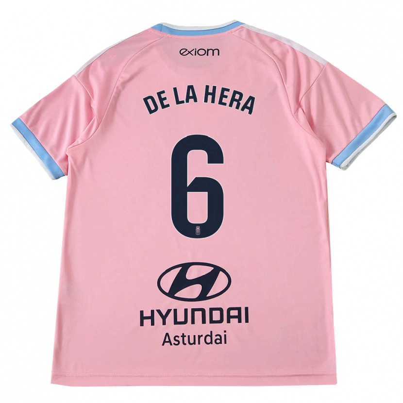 Danxen Herren Óscar De La Hera #6 Kornblumenblau Rosa Auswärtstrikot Trikot 2026/27 T-Shirt Österreich