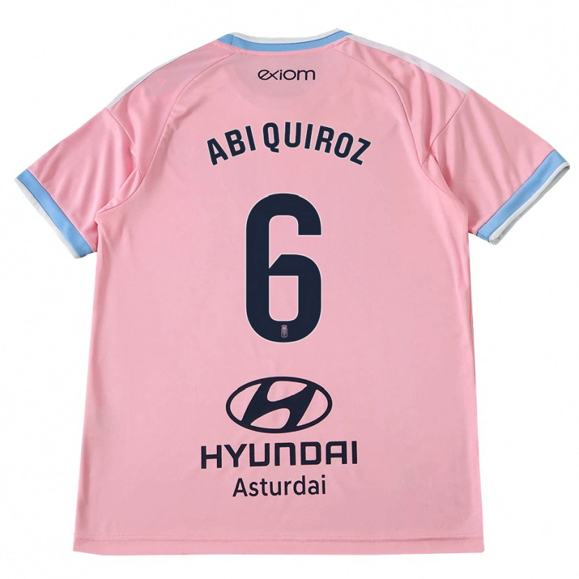 Danxen Herren Abi Quiroz #6 Kornblumenblau Rosa Auswärtstrikot Trikot 2026/27 T-Shirt Österreich