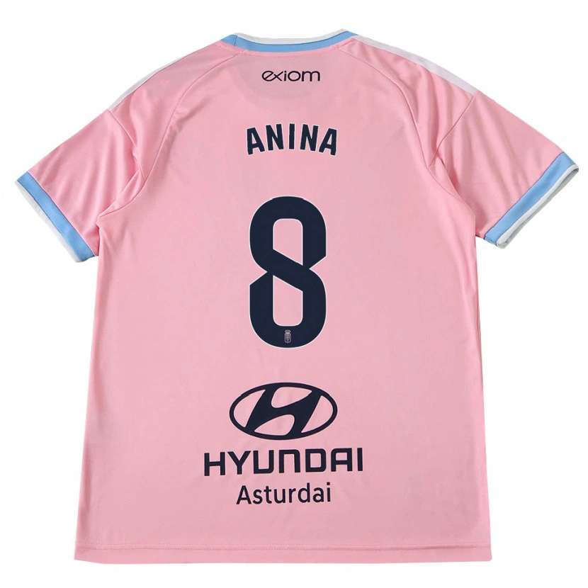 Danxen Herren Ana Menéndez García #8 Kornblumenblau Rosa Auswärtstrikot Trikot 2026/27 T-Shirt Österreich