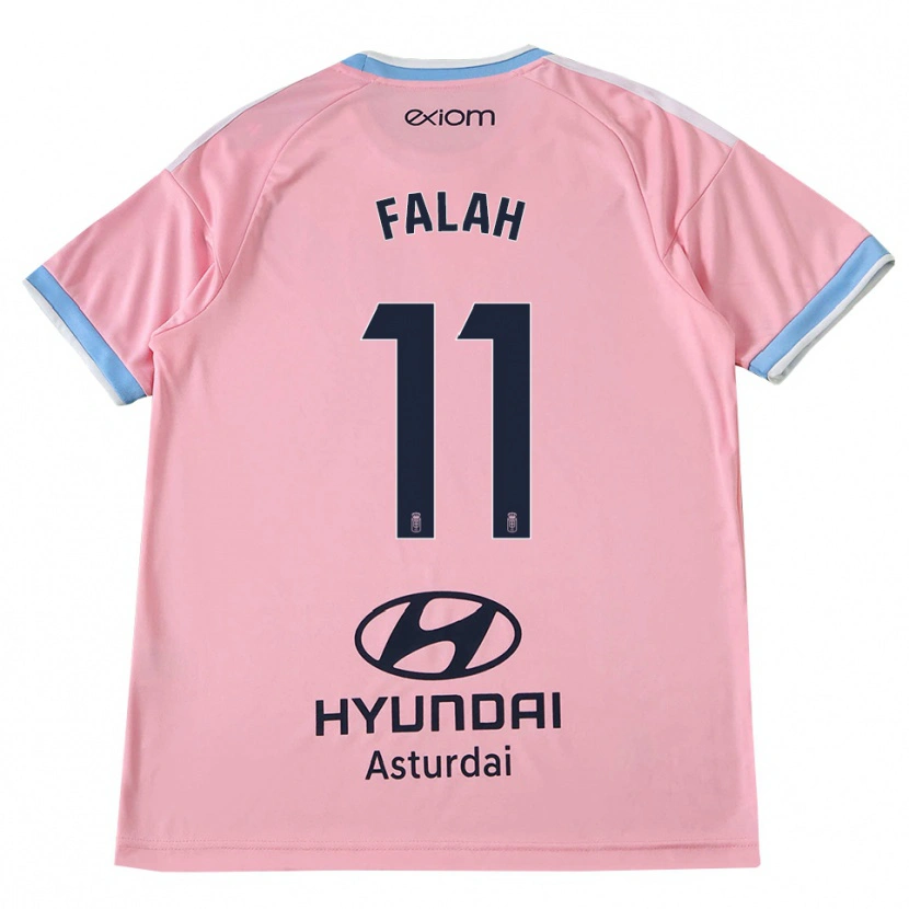 Danxen Herren Omar Falah #11 Kornblumenblau Rosa Auswärtstrikot Trikot 2026/27 T-Shirt Österreich