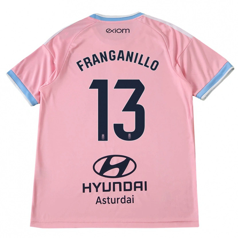 Danxen Herren Samu Franganillo #13 Kornblumenblau Rosa Auswärtstrikot Trikot 2026/27 T-Shirt Österreich