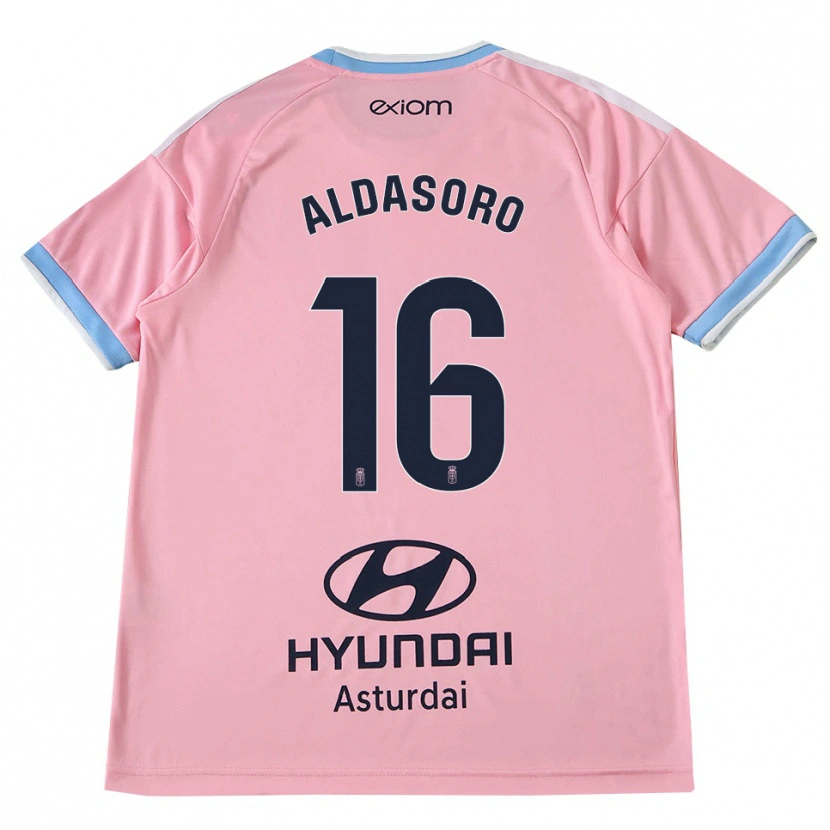 Danxen Herren Aritz Aldasoro #16 Kornblumenblau Rosa Auswärtstrikot Trikot 2026/27 T-Shirt Österreich
