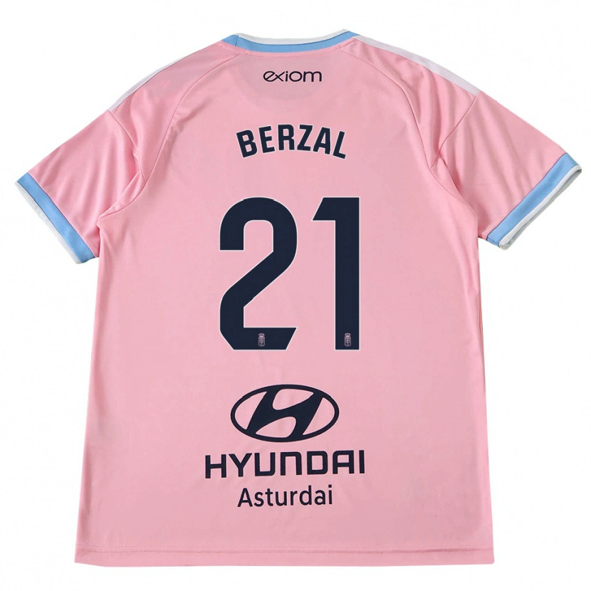 Danxen Herren Guille Berzal #21 Kornblumenblau Rosa Auswärtstrikot Trikot 2026/27 T-Shirt Österreich