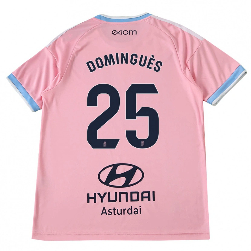 Danxen Herren Brandon Dominguès #25 Kornblumenblau Rosa Auswärtstrikot Trikot 2026/27 T-Shirt Österreich