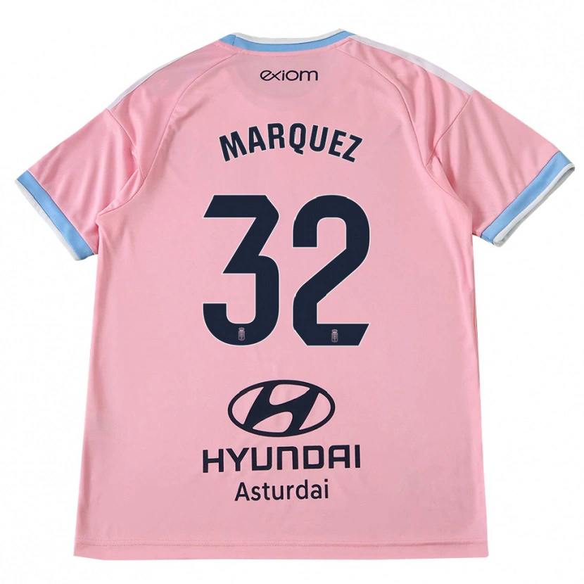 Danxen Herren Gerard Marquez #32 Kornblumenblau Rosa Auswärtstrikot Trikot 2026/27 T-Shirt Österreich