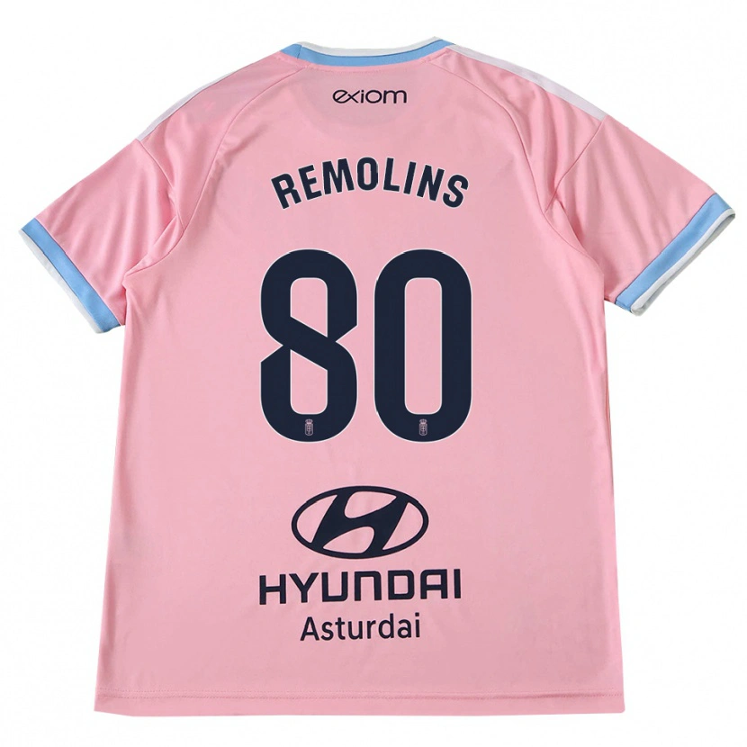 Danxen Herren Ot Remolins #80 Kornblumenblau Rosa Auswärtstrikot Trikot 2026/27 T-Shirt Österreich