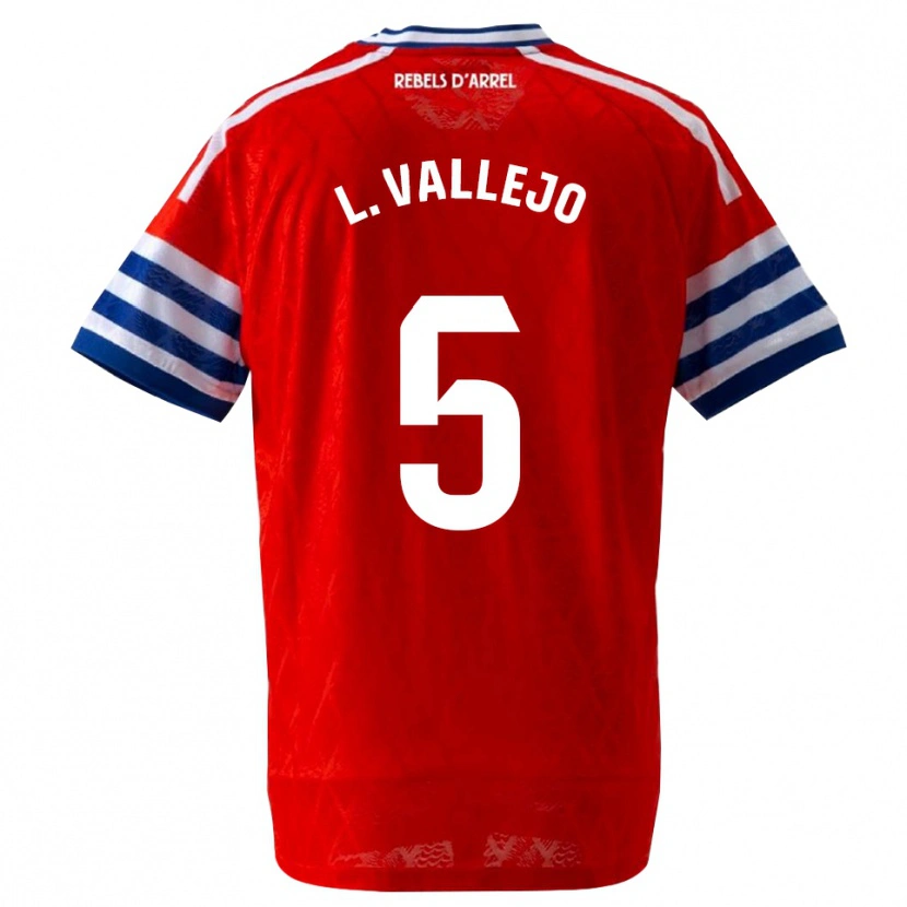 Danxen Herren Lucía Vallejo Blázquez #5 Königsblau Rot Auswärtstrikot Trikot 2026/27 T-Shirt Österreich