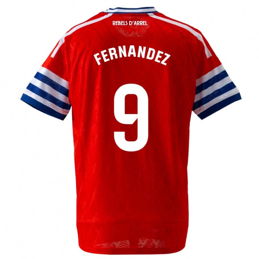 Danxen Herren Roberto Fernández #9 Königsblau Rot Auswärtstrikot Trikot 2026/27 T-Shirt Österreich