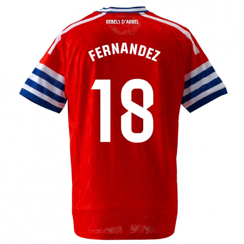 Danxen Herren Marcos Fernández #18 Königsblau Rot Auswärtstrikot Trikot 2026/27 T-Shirt Österreich
