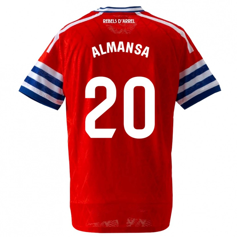 Danxen Herren Alex Almansa #20 Königsblau Rot Auswärtstrikot Trikot 2026/27 T-Shirt Österreich