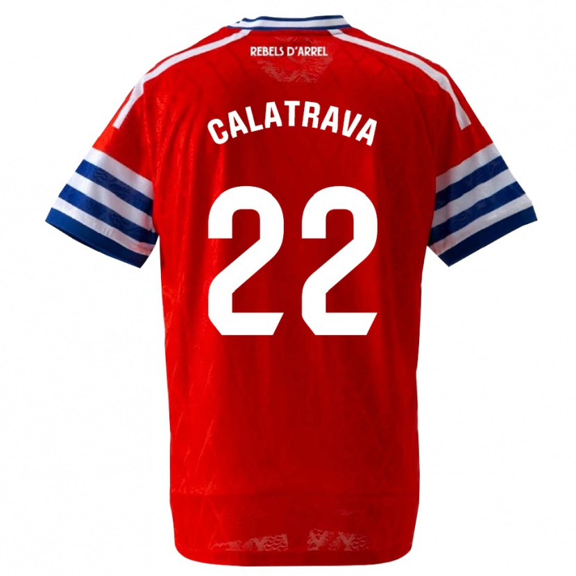Danxen Herren Álex Calatrava #22 Königsblau Rot Auswärtstrikot Trikot 2026/27 T-Shirt Österreich