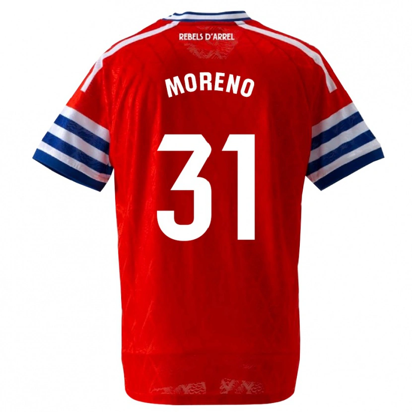 Danxen Herren Jan Moreno #31 Königsblau Rot Auswärtstrikot Trikot 2026/27 T-Shirt Österreich