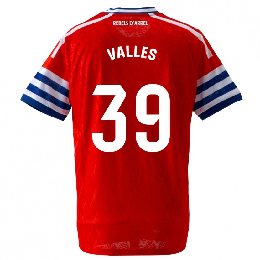 Danxen Herren Gastón Valles #39 Königsblau Rot Auswärtstrikot Trikot 2026/27 T-Shirt Österreich