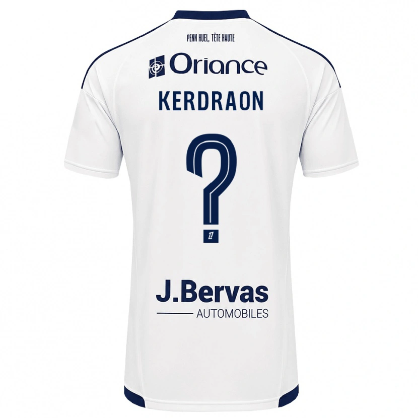 Danxen Herren Jade Kerdraon #0 Marineweiß Auswärtstrikot Trikot 2026/27 T-Shirt Österreich