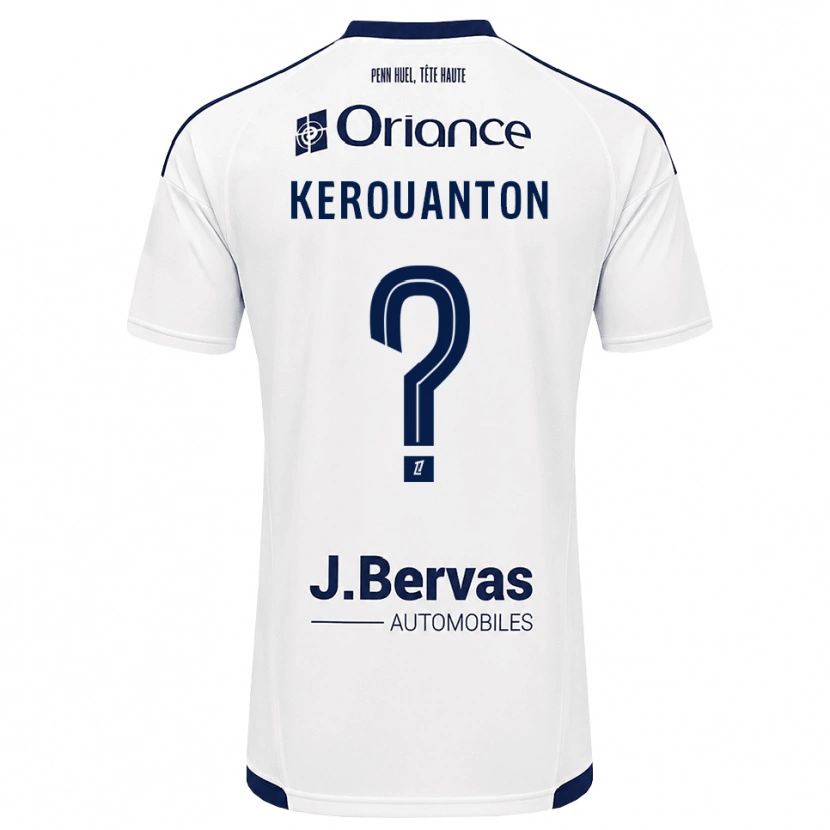 Danxen Herren Tania Kerouanton #0 Marineweiß Auswärtstrikot Trikot 2026/27 T-Shirt Österreich