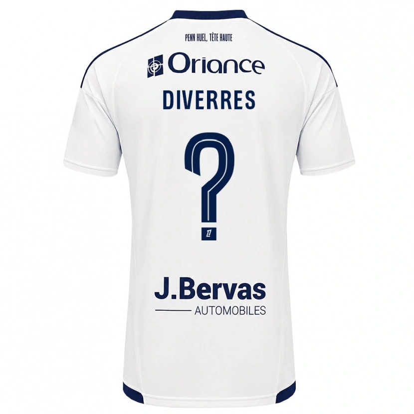 Danxen Herren Emma Diverres #0 Marineweiß Auswärtstrikot Trikot 2026/27 T-Shirt Österreich
