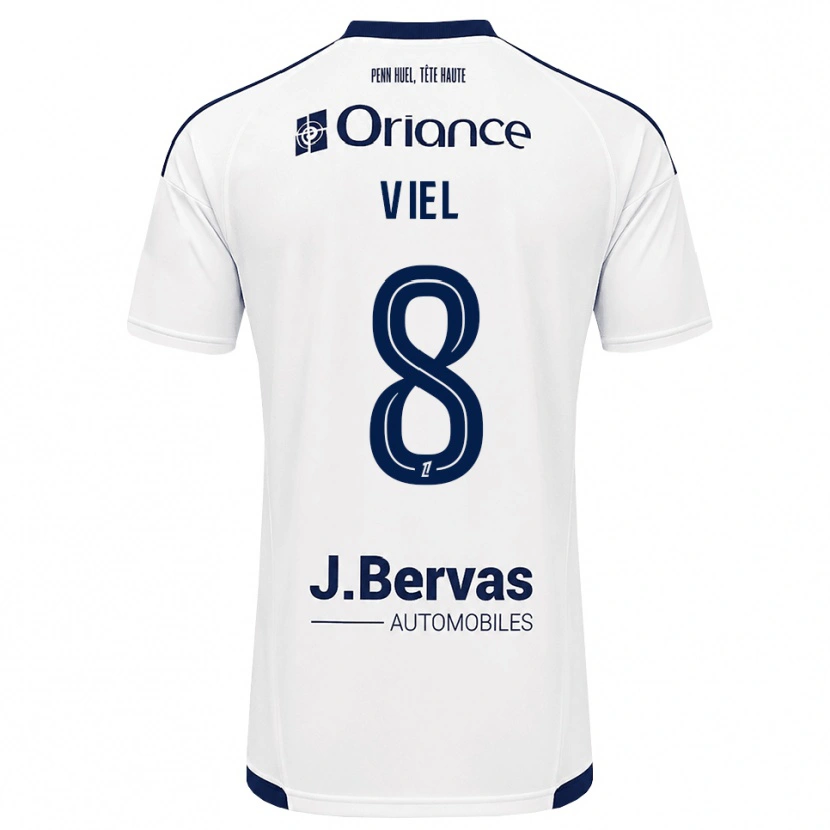 Danxen Herren Sacha Viel #8 Marineweiß Auswärtstrikot Trikot 2026/27 T-Shirt Österreich
