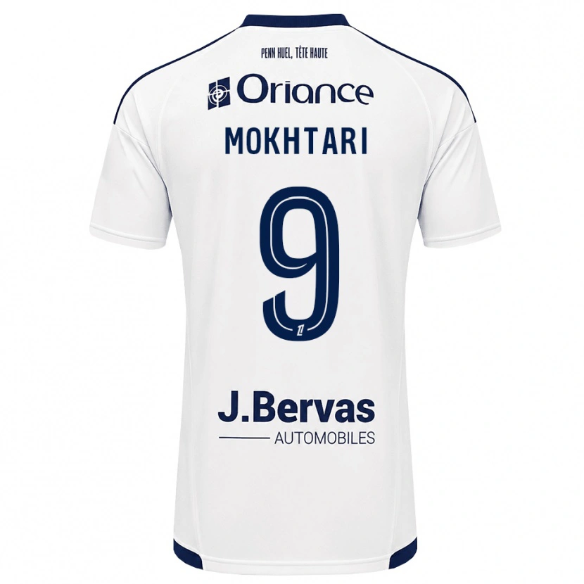 Danxen Herren Noa Mokhtari #9 Marineweiß Auswärtstrikot Trikot 2026/27 T-Shirt Österreich