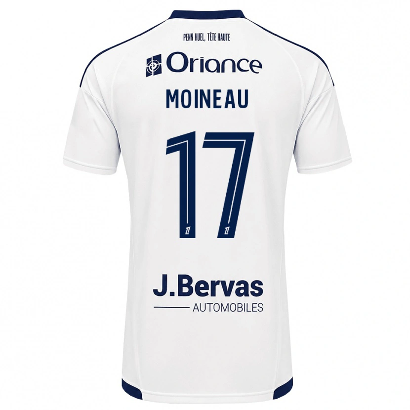 Danxen Herren Nathan Moineau #17 Marineweiß Auswärtstrikot Trikot 2026/27 T-Shirt Österreich