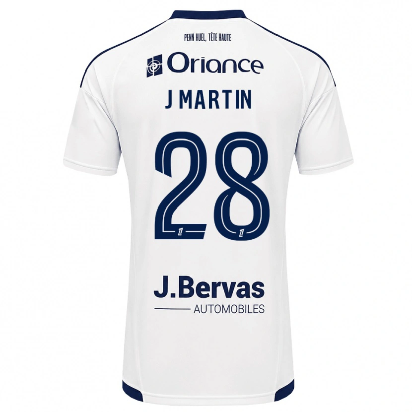 Danxen Herren Jonas Martin #28 Marineweiß Auswärtstrikot Trikot 2026/27 T-Shirt Österreich