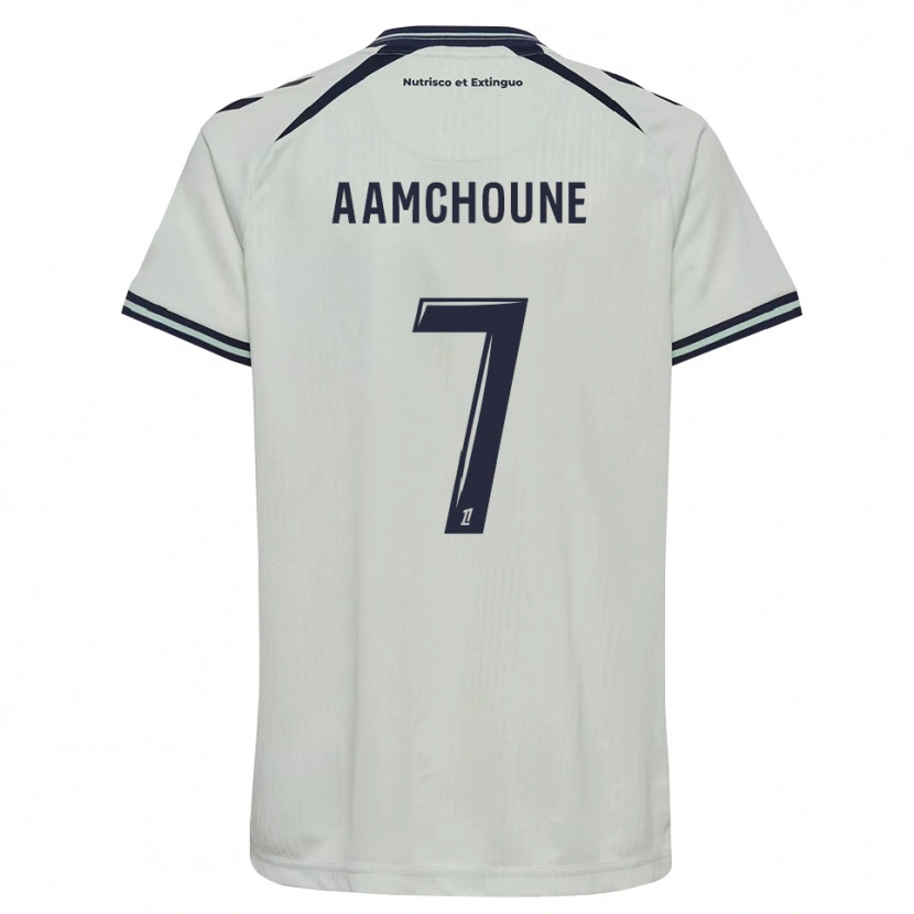 Danxen Herren Zakariya Aamchoune #7 Mitternachtsblau Weiß Auswärtstrikot Trikot 2026/27 T-Shirt Österreich