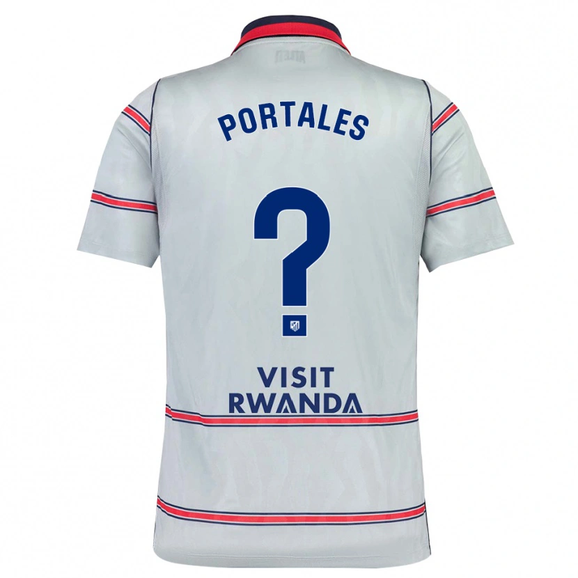 Danxen Herren Macarena Portales #0 Grau Rot Marineblau Ausweichtrikot Trikot 2026/27 T-Shirt Österreich