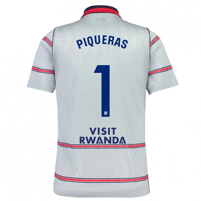 Danxen Herren Diego Piqueras #1 Grau Rot Marineblau Ausweichtrikot Trikot 2026/27 T-Shirt Österreich