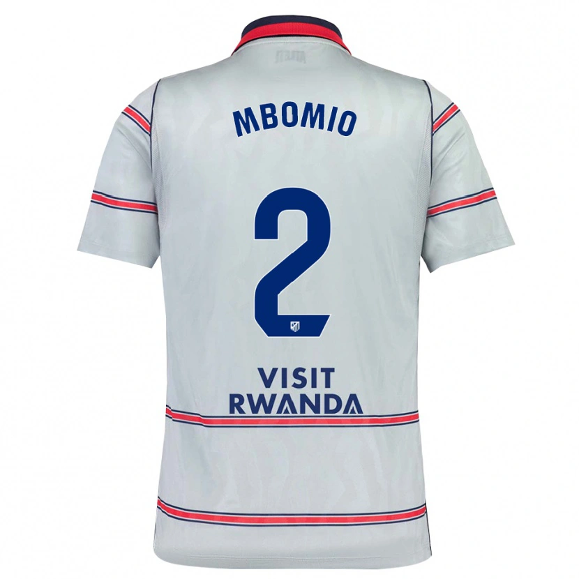 Danxen Herren Rony Mbomio #2 Grau Rot Marineblau Ausweichtrikot Trikot 2026/27 T-Shirt Österreich