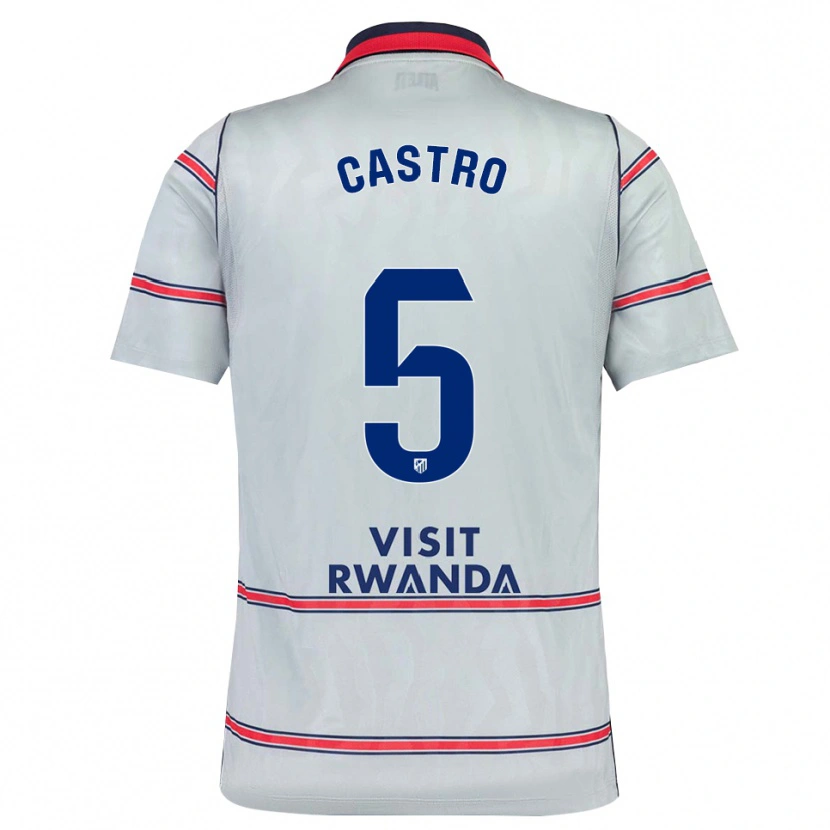 Danxen Herren Oscar Castro #5 Grau Rot Marineblau Ausweichtrikot Trikot 2026/27 T-Shirt Österreich