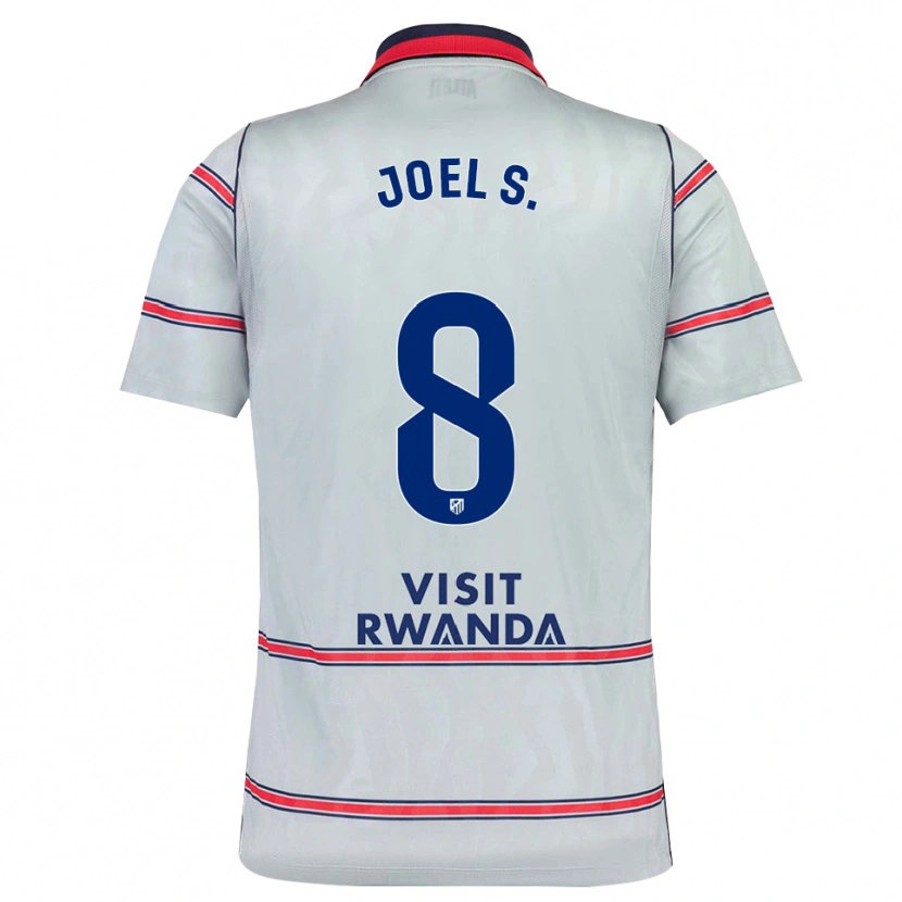 Danxen Herren Joel Sánchez #8 Grau Rot Marineblau Ausweichtrikot Trikot 2026/27 T-Shirt Österreich
