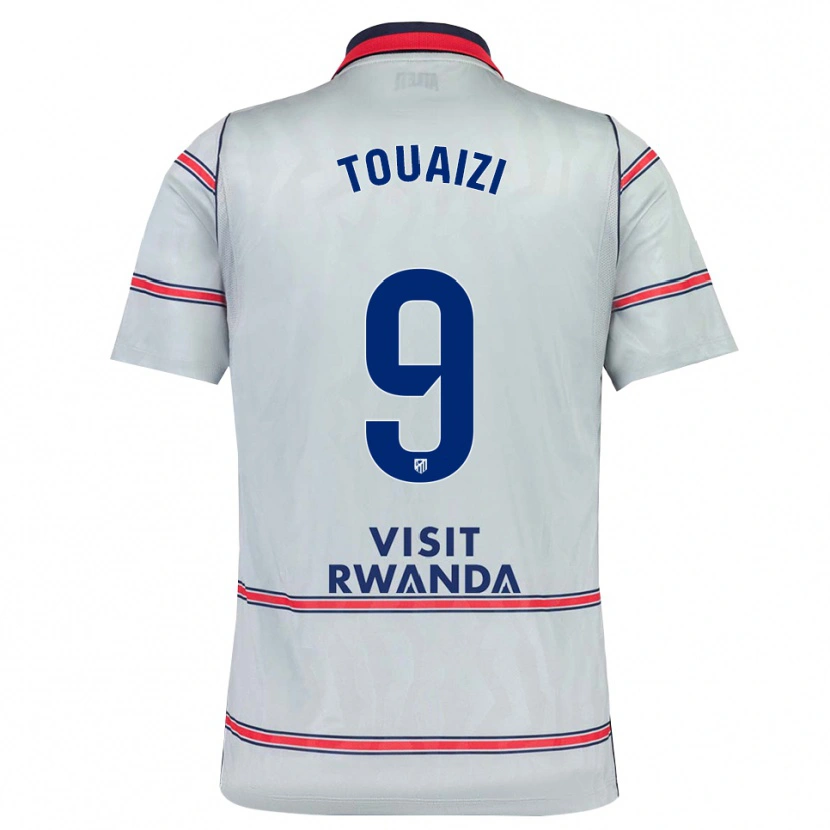 Danxen Herren Nabil Touaizi #9 Grau Rot Marineblau Ausweichtrikot Trikot 2026/27 T-Shirt Österreich
