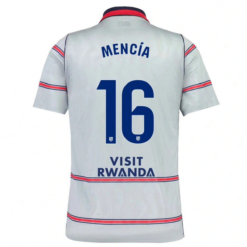 Danxen Herren Ian Mencía #16 Grau Rot Marineblau Ausweichtrikot Trikot 2026/27 T-Shirt Österreich
