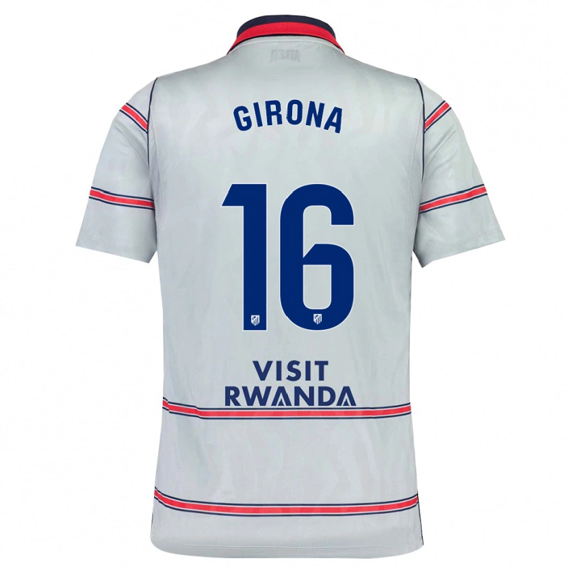 Danxen Herren Raúl Girona #16 Grau Rot Marineblau Ausweichtrikot Trikot 2026/27 T-Shirt Österreich
