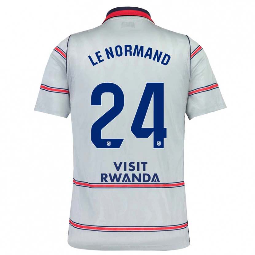 Danxen Herren Robin Le Normand #24 Grau Rot Marineblau Ausweichtrikot Trikot 2026/27 T-Shirt Österreich