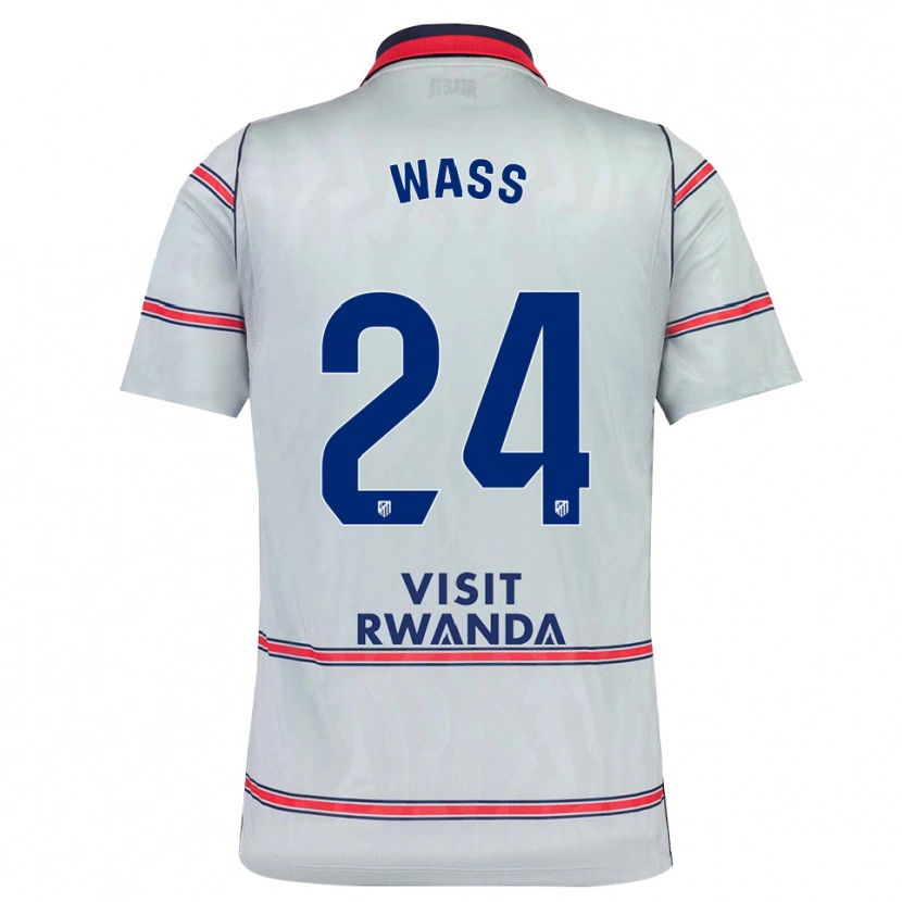 Danxen Herren Daniel Wass #24 Grau Rot Marineblau Ausweichtrikot Trikot 2026/27 T-Shirt Österreich