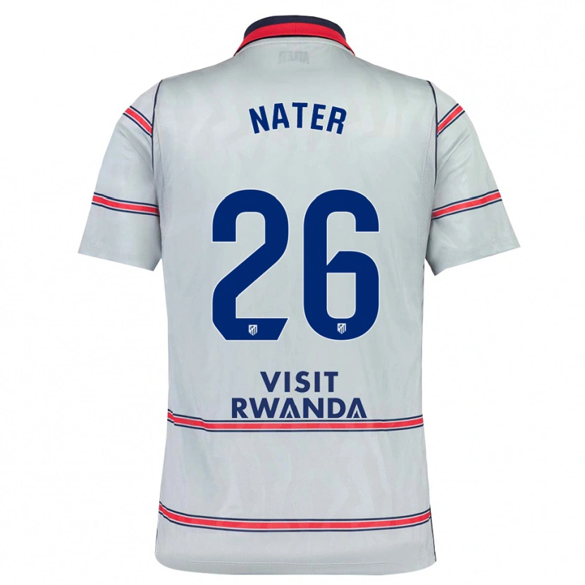 Danxen Herren Silvano Nater #26 Grau Rot Marineblau Ausweichtrikot Trikot 2026/27 T-Shirt Österreich