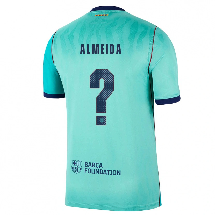 Danxen Herren Diego Almeida #0 Aqua Dunkeltürkis Königsblau Ausweichtrikot Trikot 2026/27 T-Shirt Österreich