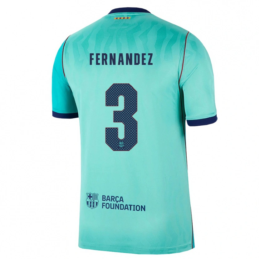 Danxen Herren Jana Fernandez #3 Aqua Dunkeltürkis Königsblau Ausweichtrikot Trikot 2026/27 T-Shirt Österreich
