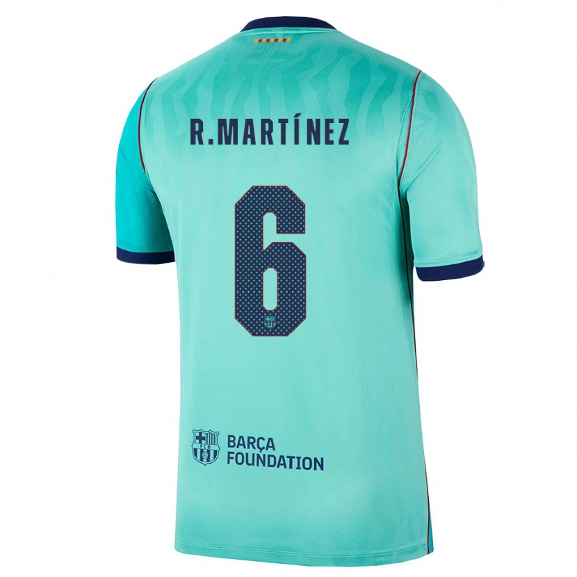 Danxen Herren Roger Martínez #6 Aqua Dunkeltürkis Königsblau Ausweichtrikot Trikot 2026/27 T-Shirt Österreich