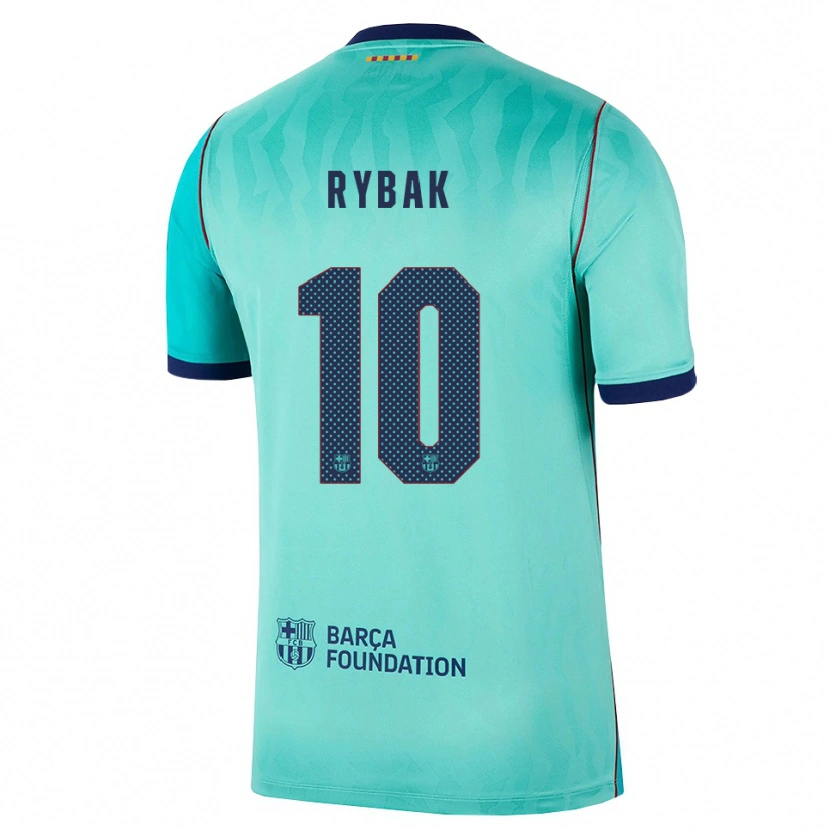 Danxen Herren Artem Rybak #10 Aqua Dunkeltürkis Königsblau Ausweichtrikot Trikot 2026/27 T-Shirt Österreich