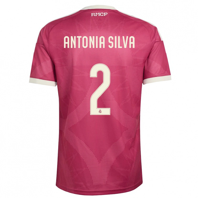 Danxen Herren Antônia Silva #2 Blassviolett Rot Weiß Ausweichtrikot Trikot 2026/27 T-Shirt Österreich