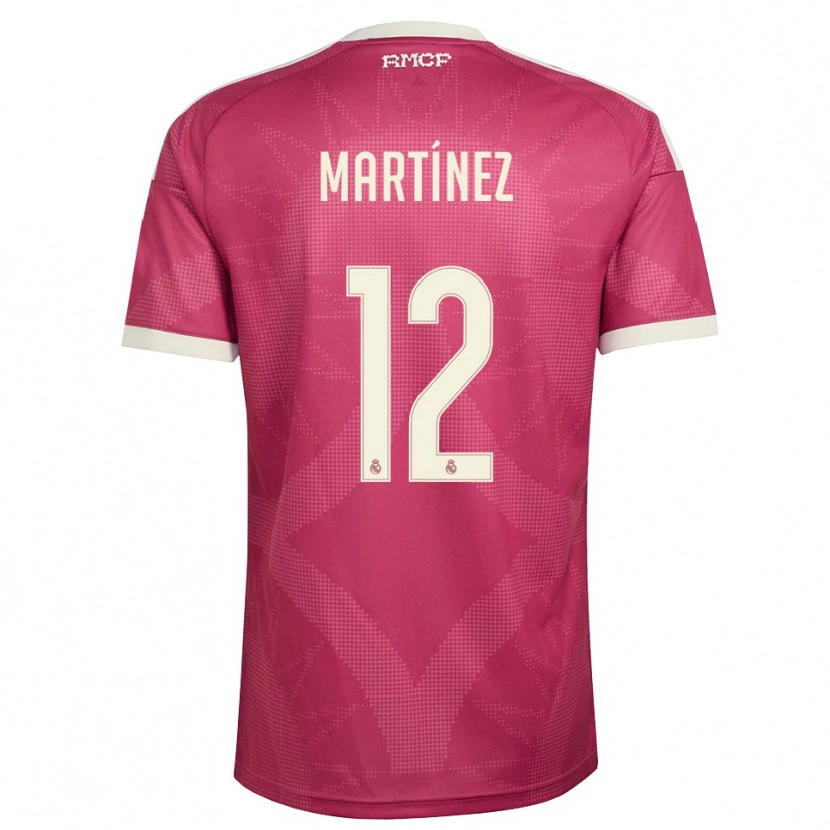 Danxen Herren Rubén Martínez #12 Blassviolett Rot Weiß Ausweichtrikot Trikot 2026/27 T-Shirt Österreich