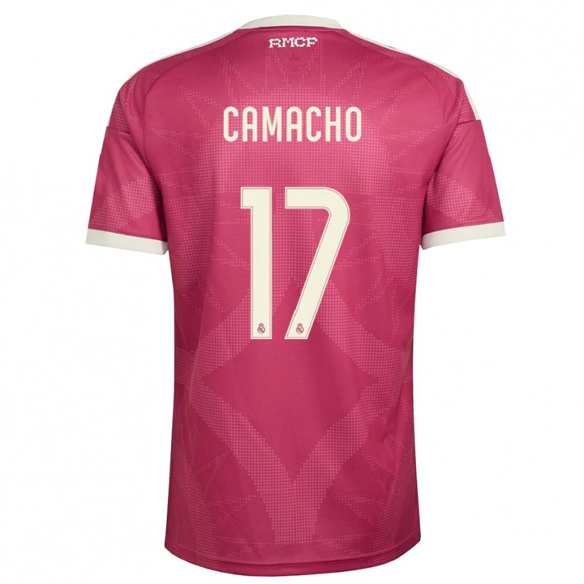 Danxen Herren Carla Camacho #17 Blassviolett Rot Weiß Ausweichtrikot Trikot 2026/27 T-Shirt Österreich