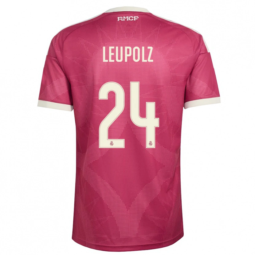 Danxen Herren Melanie Leupolz #24 Blassviolett Rot Weiß Ausweichtrikot Trikot 2026/27 T-Shirt Österreich