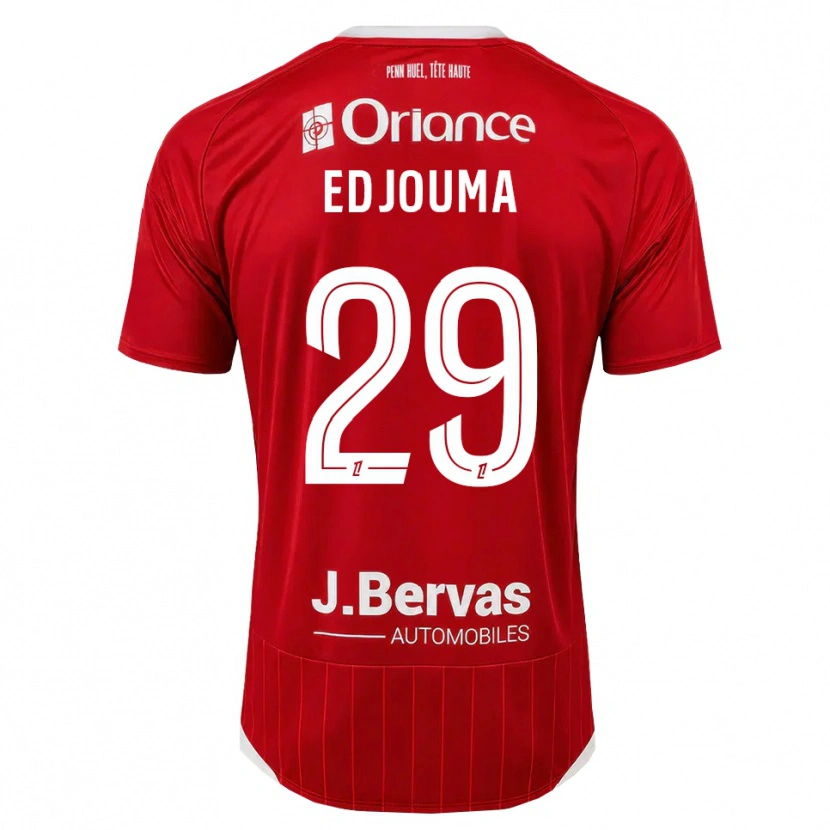 Danxen Herren Noah Edjouma #29 Weiß Rot Heimtrikot Trikot 2026/27 T-Shirt Österreich