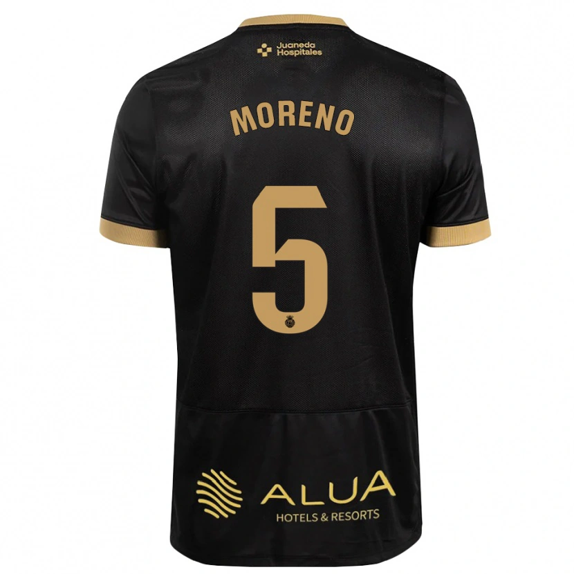 Danxen Herren Alberto Moreno #5 Schwarz Sandbraun Burly Wood Auswärtstrikot Trikot 2026/27 T-Shirt Österreich