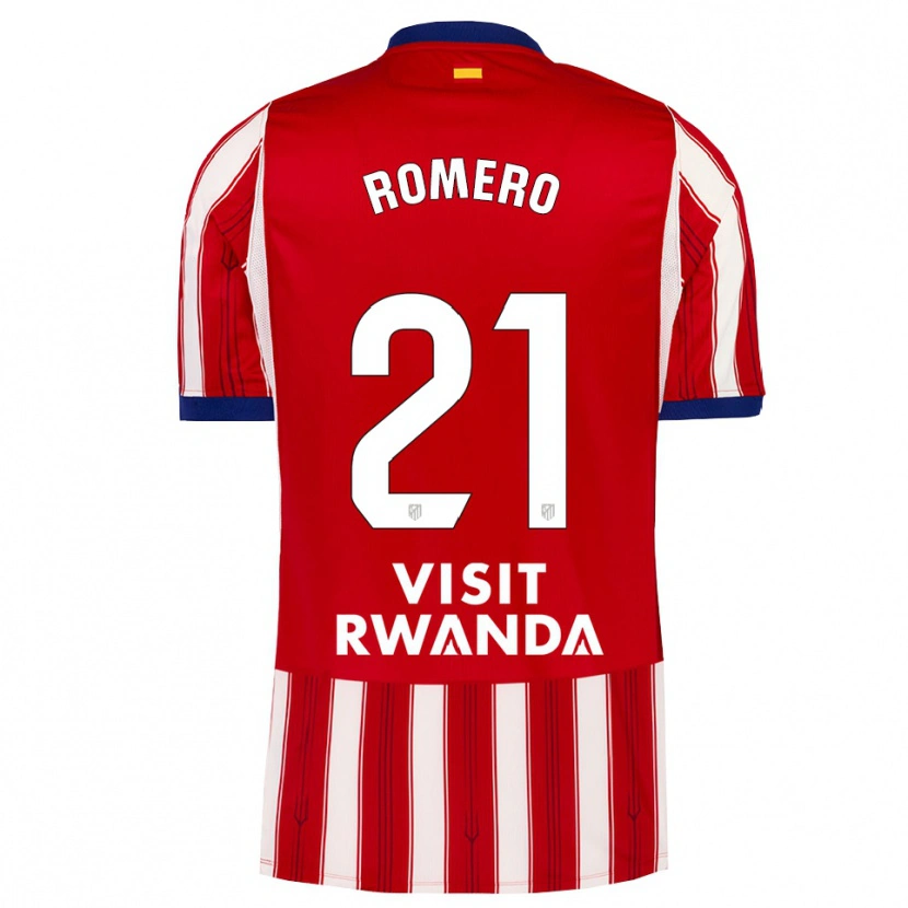 Danxen Damen Cristian Romero #21 Königsblau Rot Weiß Heimtrikot Trikot 2026/27 T-Shirt Österreich