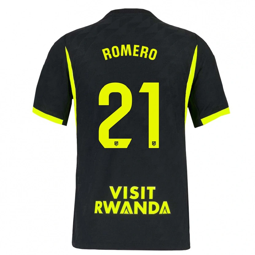 Danxen Damen Cristian Romero #21 Hellgrün Schwarz Auswärtstrikot Trikot 2026/27 T-Shirt Österreich