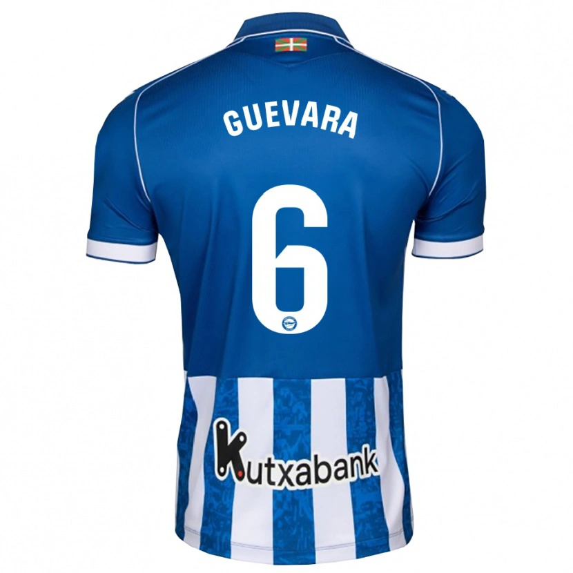 Danxen Damen Ander Guevara #6 Blau Weiß Schwarz Heimtrikot Trikot 2026/27 T-Shirt Österreich